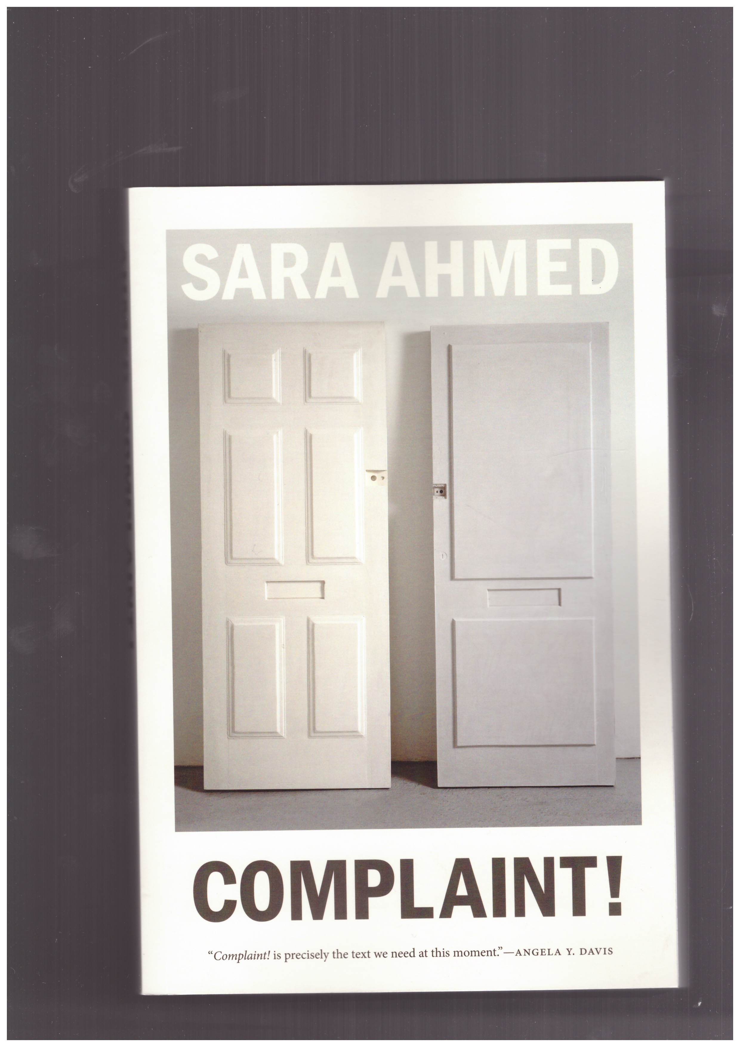 AHMED, Sarah - Complaint!